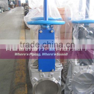 Uni directional Resilient Seated Stainless Steel Knife Gate Valve