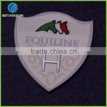 Custom Woven Label With Backing Embroidery Woven Patch photo-6