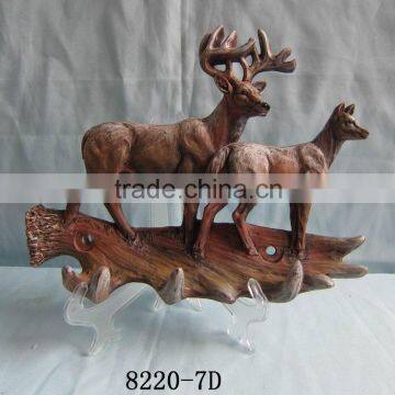 Polyresin figurines of Reindeer for home decoration