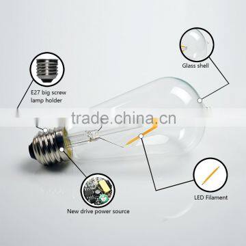 Clear Chinese Vintage Retro ST64 E26E27 Energy Saving Chandelier 1w 2w Edison Led Lights Led Bulb photo-6