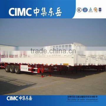 CIMC Semi trailer 3 Axle Poultry Transport Fence Truck Trailer