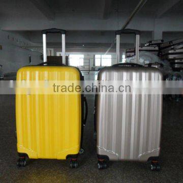 China  2014new product semitransparent ABS+PC carry-on luggage/abs shell luggage/decent abs+pc luggage