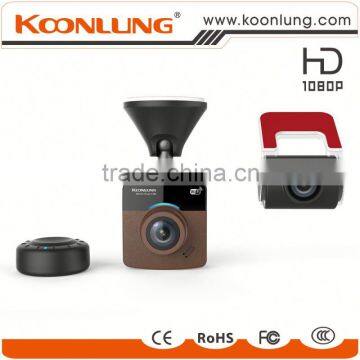 Car DVR Full HD 1080P Night Vision Car Recorder dual camera logo free Microphone/Speaker car dvr