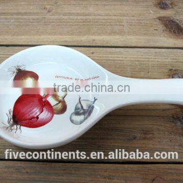 ceramic kitchen spoon rest tableware spoon holder