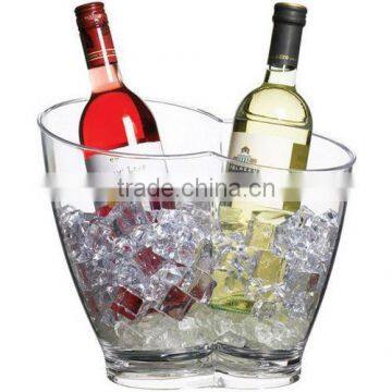 2015 luxury style funny clear acrylic wine bottle holder