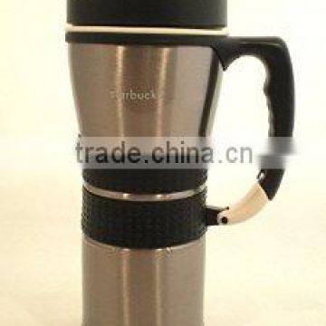 160Z Double Wall Stainless Steel Travel Mug With a Clip on Handle photo-5