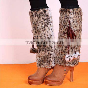 Sya hot sale warm faux fur cheap sale adult leg warmers