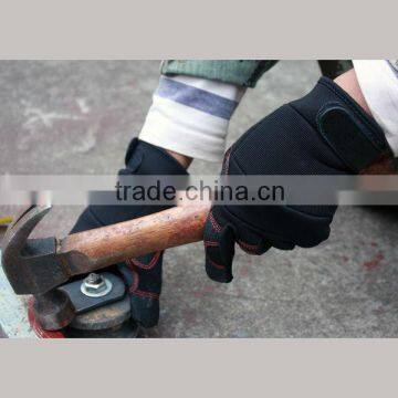 Synthetic Leather Reinforced Palm Mechanic Glove photo-2