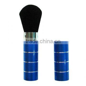 Hot sale blue handle cosmetic brush retractable makeup brush