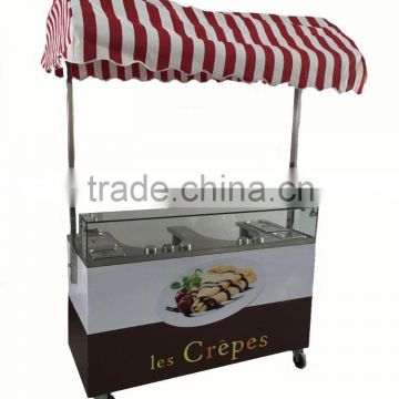 New Style Gas mobile Crepe Cart