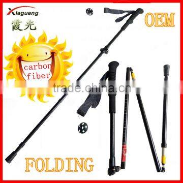 carbon fiber walking pole trekking telescopic trekking pole