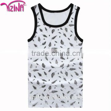 Hotting Selling 92% Nylon 8% Spandex Men Tank Tops