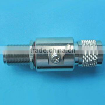 N-male to N-Female Bulkhead 2.4GHz 230V High Performance Lightning Protector Lightning Arrestor