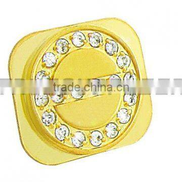 Nesest luxury parts for iPhone 5 Diamond Button golden color