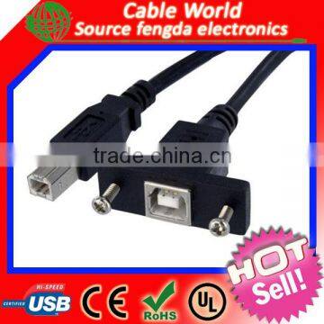 Panel Mount USB B Female to Male Extension Printer Cable