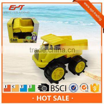 Plastic free wheel toy car big wheel truck for kids