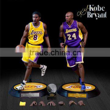 1/6 Custom NBA Basketball Player MVP Kobe Plastic Miniature Figure Toy