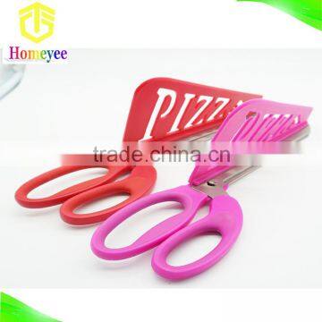 Multi color professional durable detachable pizza cutter scissors