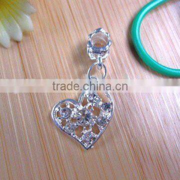 fashion alloy pendant decorated with rhinestones