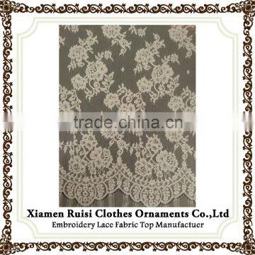 100% High Quality French lace for Wedding Dress Making