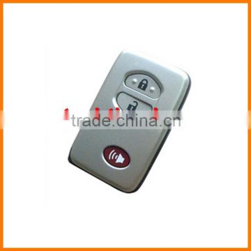 2+1 button smart key card for Toyota with blade and speaker