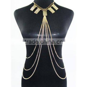 fashion metal chain body chain