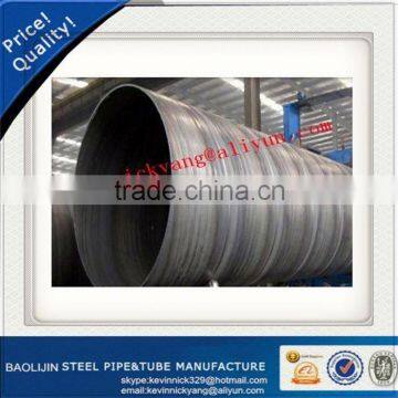 weight of spiral welded steel pipes