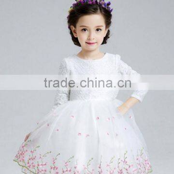 Bamino's dress and long sleeved skirt Tutu Princess flower girl dresses