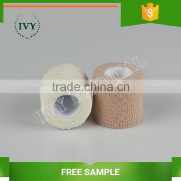 2015 hot sale bleached colored plain elastic bandage