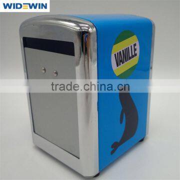Standard Metal Tinplate Napkin Holder Tissue Dispenser Napkin Dispenser