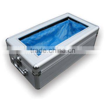 Auto shoe cover dispenser with strong durable shoe covers