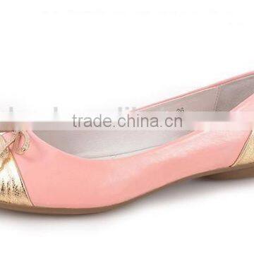 metallic pointed toe cap TPR sole adies belly shoes women ladies flat shoes ballet ballerina shoe