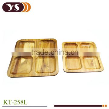 Wholesale Cheap Serving Food Tray with 4 parts