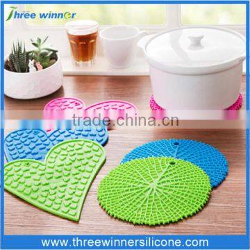 custom silicone pot holder fashion silicone cup mat