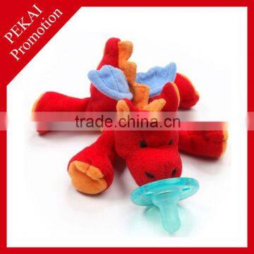 High quality infant plush toy pacifier