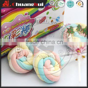 7g Mini Lollipop Marshmallow Candy / Twist Marshmallow Lollipop