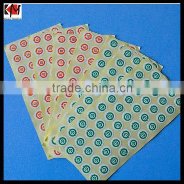 Private Label Printing Sticker Custom Round Sticker High Quatity