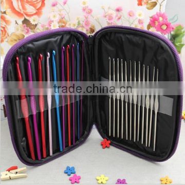 New design aluminium crochet hook set knitting needle crochet hook knitting hook