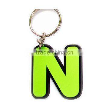 fashion made soft silicone keychain / custom keychain