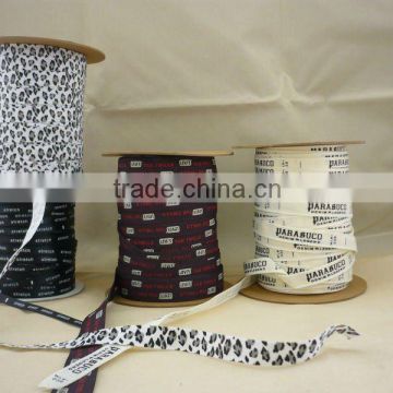 fashion cotton silk printed ribbon for garments