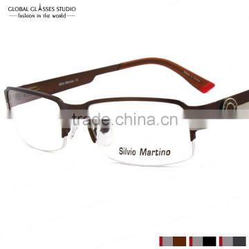 New Italy Design Glasses Frame Classic Stainless Steel Metal Eyeglasses Optical Frames Eyewear SM4014 photo-3