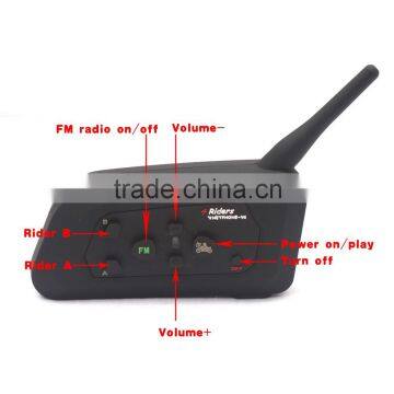 2016 NEW V4 waterproof walkie talkie apartment building intercom system cheap wireless headphone