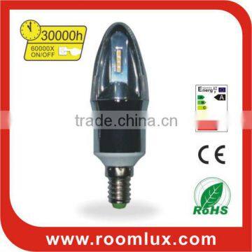 popular E14 LED candle light 3W Dia35X110mm