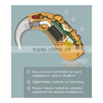 Siemens High-Power Hearing Aid LOTUS 23SP BTE Hearing Aid for Profound Hearing Loss photo-2