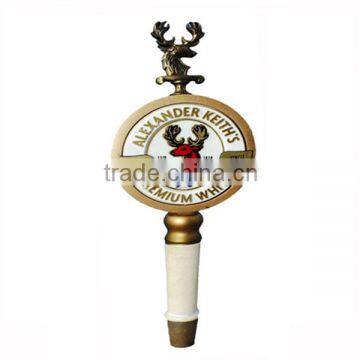 Decorative deer horn handmade Resin wine tap handle