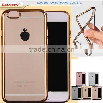 tpu electronplate phone case cover for iphone 5 6 7 s se c plus