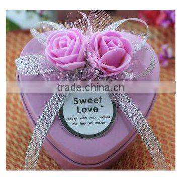 pretty candy mint tin box,pretty chocolate tin box with lock,pretty gift tin box