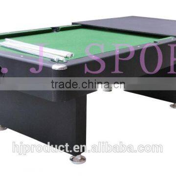 Factory Promotion 7' High Quality Wooden 2 in 1 Multi Games Table. Pool Table, Dinning Table. photo-3