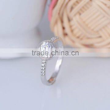 925 Sterling Silver Thin Tension Setting Ring for Women photo-2