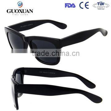 Thick Temple UV400 FDA CE Sun Glasses Custom Cheap Promotional Sunglasses
